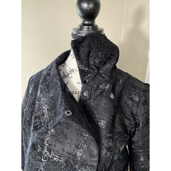 Mossimo Cropped Cocktail Jacket Black Womens XS Whimsigoth - Picture 12 of 12